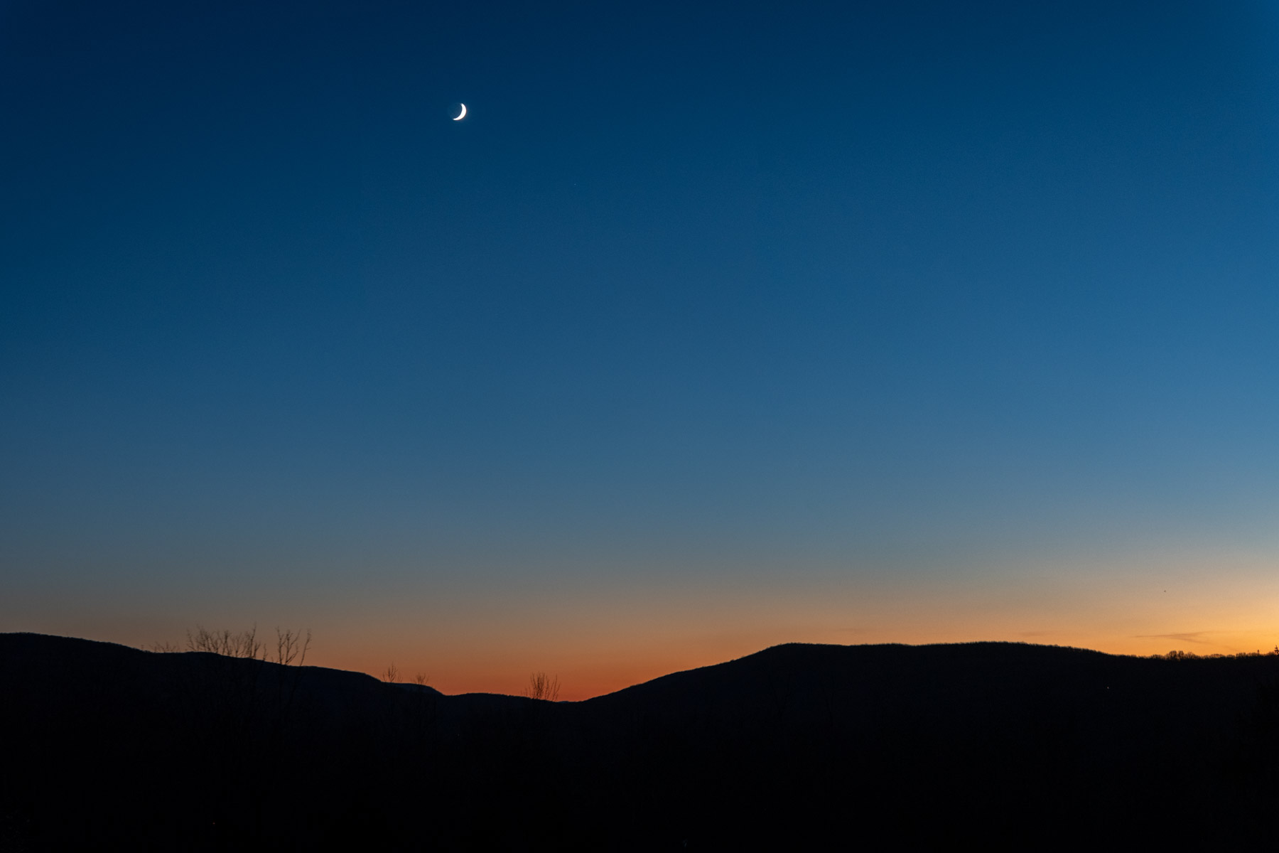 Moon over Mount Peter